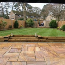 Brown treated sleepers - brown,