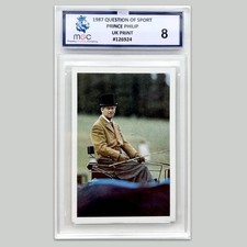 Prince Philip 1987 Question Of Sport Graded Card Rare Royal Family Memorabilia