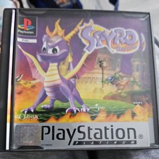 Spyro The Dragon PS1 Playstation Game Platinum Complete with Manual UK PAL