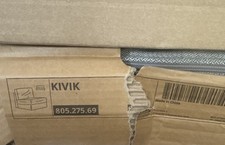 New Ikea KIVIK Cover for 1-seat sofa-bed, Tibbleby beige/grey, 805.275.69