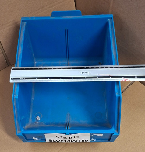 Large blue plastic warehouse - blue,