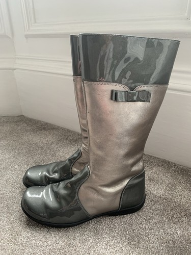 Andanines boots grey silver - boots, grey/silver