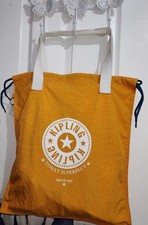 Kipling Hip  Hip Hurray RRP £34 Large Tote Drawstring Bag  Shopper Ochre NEW.