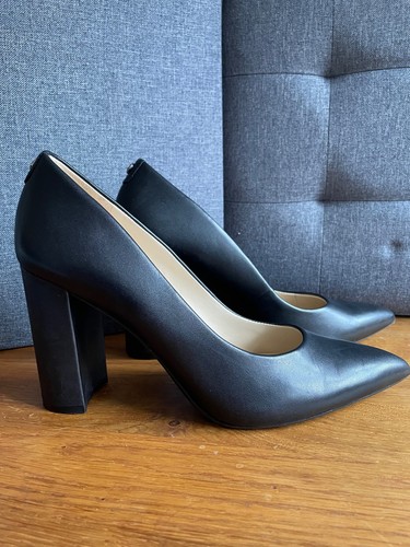 Nine west black leather - nine,