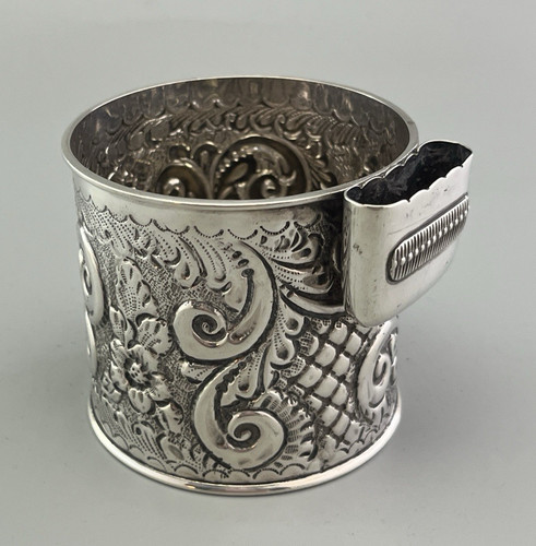 Victorian silver cigarette - victorian,