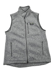 L.L.Bean Mens Gray Fleece Vest