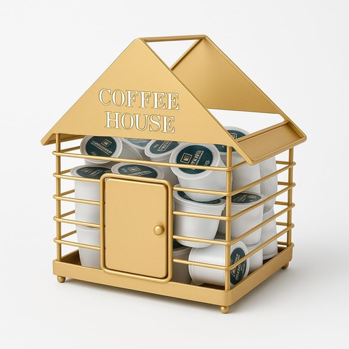 House shaped coffee - coffee, pod