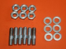 TRIUMPH 650 UNIT AND PRE UNIT SET OF 6 ROCKER BOX STUD NUT 70-2980 82-0879  >68
