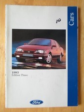 FORD CARS 1993/10 UK Mkt