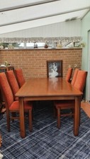 LARGE rosewood DINING TABLE