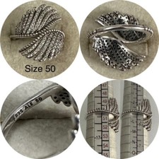 PANDORA MAJESTIC FEATHERS RING SIZE 50 REF 190960CZ NOW RETIRED