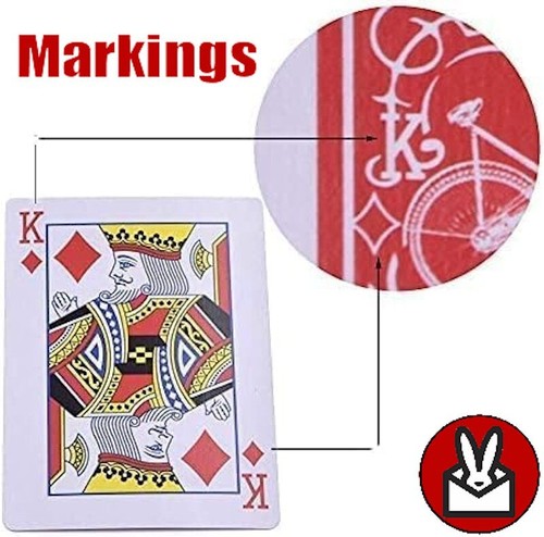 Marked cards magic trick - marked,