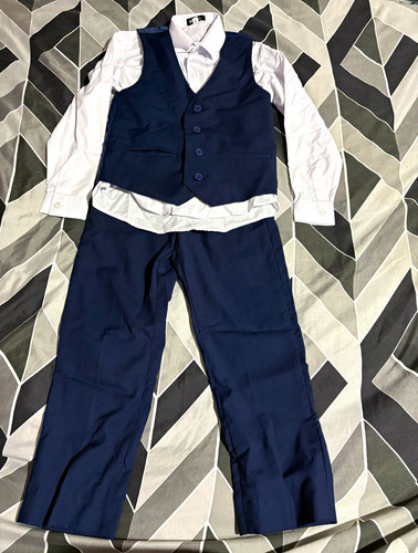 Vivaki boys navy white 3pc - boys,