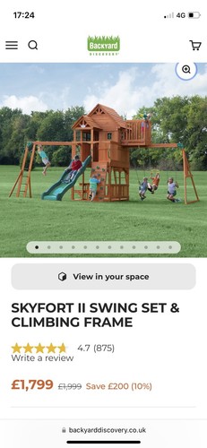 Skyfort climbing frame - ii,