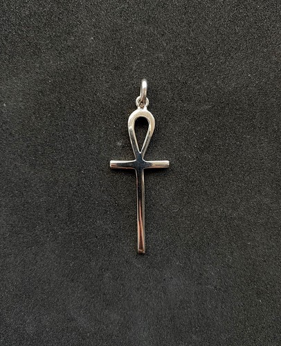 Sterling silver ankh cross - sterling,