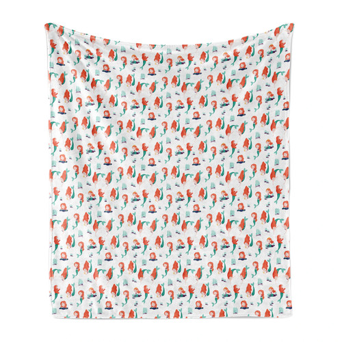 Mermaid soft flannel fleece - soft,