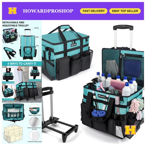 Large rolling cleaning - large, caddy