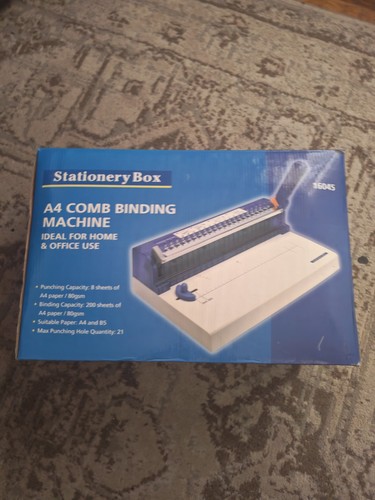 Stationery box comb binding - stationery,