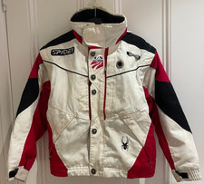 White spyder ski jacket kids