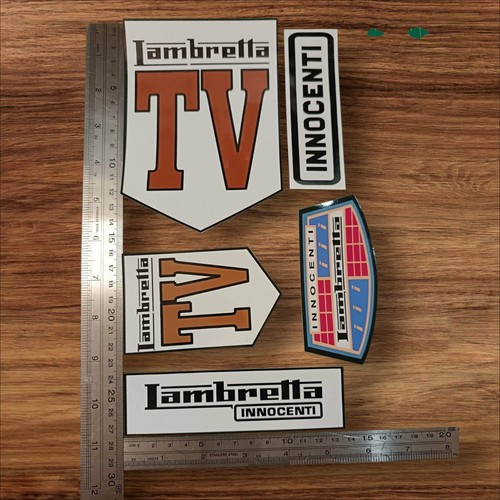 Lambretta stickers set - tv, of