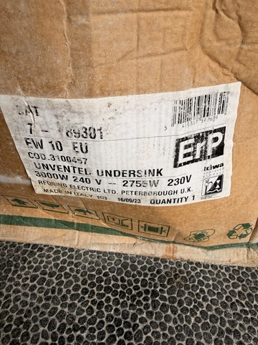Redring unvented undersink - unvented,
