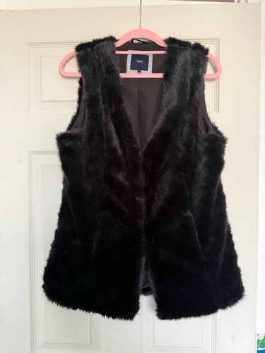 Next black faux fur - faux,