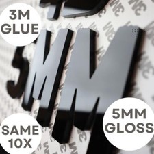10x 5mm gloss thick - 5mm, x-thick