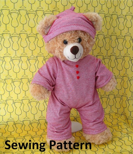 Sewing pattern bear - pattern, clothes