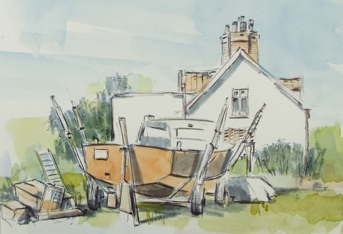 Original watercolour ink - watercolour,