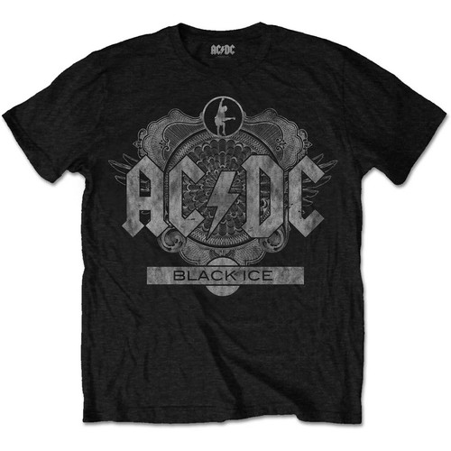 Shirt black ice - ac/dc,