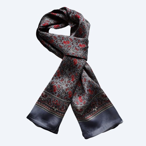 Men 100 silk - men's, paisley
