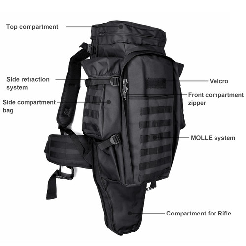 Tactical rifle backpack - tactical,