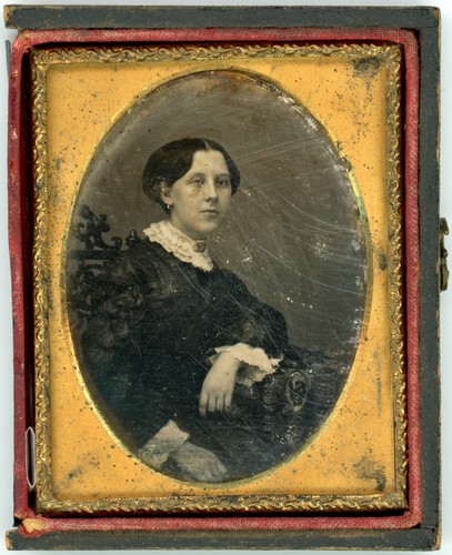 Plate daguerreotype of a - of,