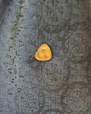 VINTAGE Diamond Cut Tie Tack/Chain/Fob Triangle Gold Tone RETRO Classic Lovely.