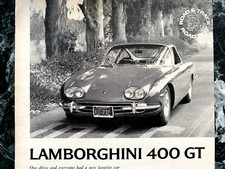LAMBORGHINI 400GT 1966   Road & Track Magazine Road Test + Driving Impressions