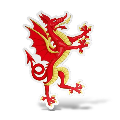 Sticker wales souvenir - sticker,