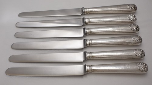 Six victorian silver - six, 10