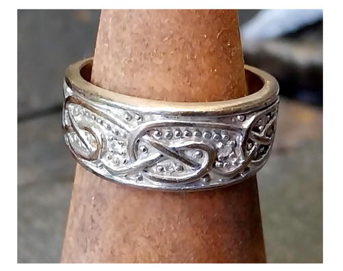 9ct gold celtic - celtic, diamond