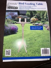 Traditional wooden bird table - wooden,