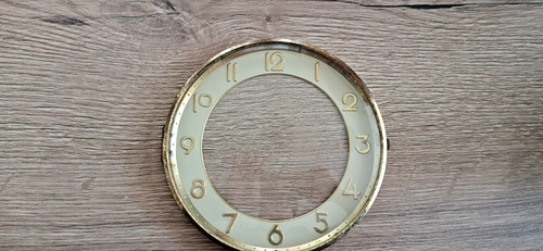 Retro clock dial with bezel - dial,, &