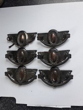 Set 4 Vintage Brass Drawer