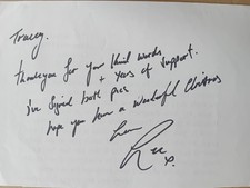 ORIGINAL AUTOGRAPH LEE LATCHFORD EVANS Steps