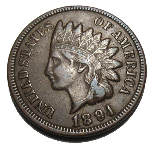 Old coins 1891 - us,