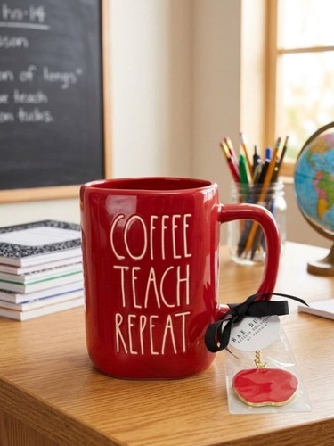 Rae dunn coffee teach repeat - rae,
