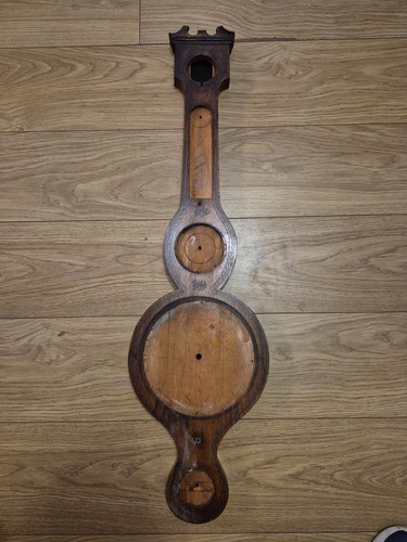 Antique banjo barometer case - antique,
