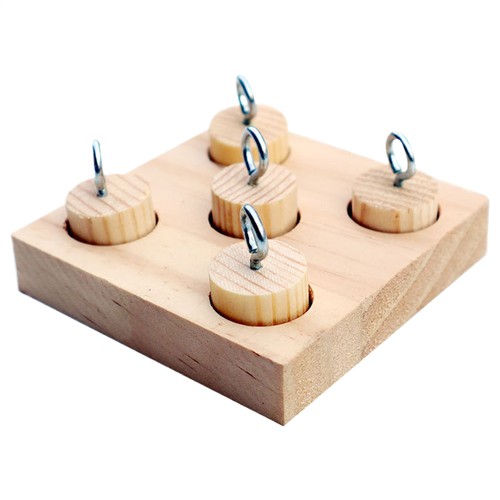Wood bird toy parrot - wood,