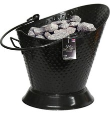 Vintage Hammered Black Coal