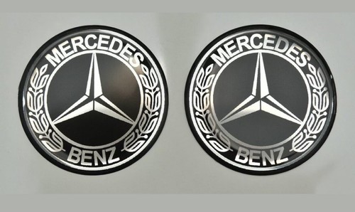2pcs mercedes benz sticker - x,