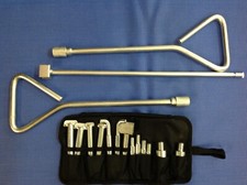 Probst Manhole Cover Lifting Kit Consisting of Key Set and Two Handles