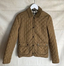 Topshop Quilted Jacket Tan